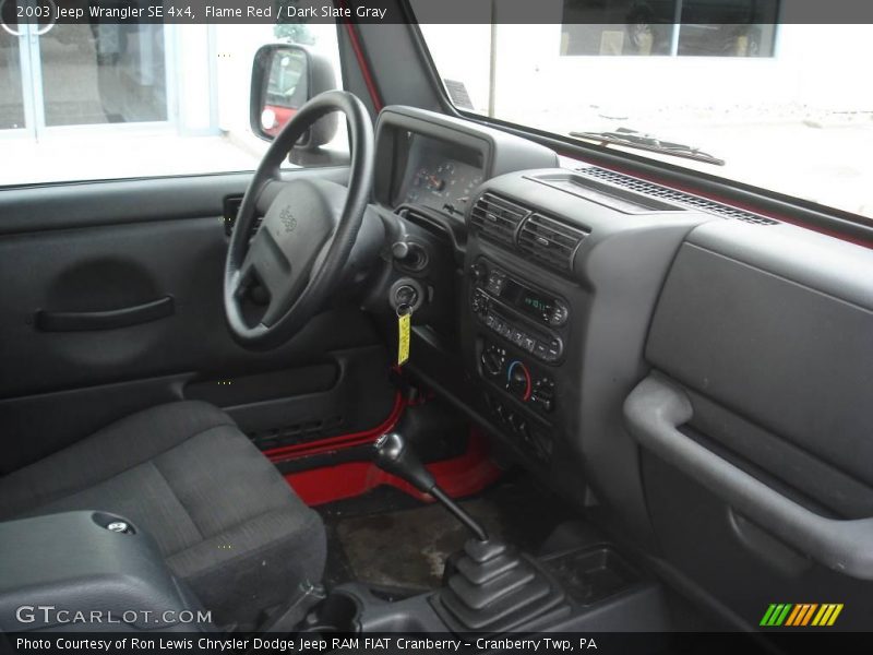 Flame Red / Dark Slate Gray 2003 Jeep Wrangler SE 4x4