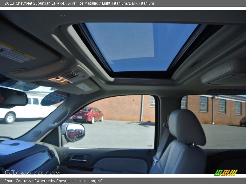 Silver Ice Metallic / Light Titanium/Dark Titanium 2013 Chevrolet Suburban LT 4x4