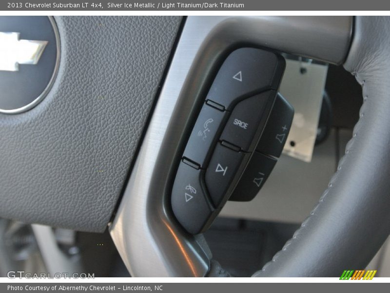 Silver Ice Metallic / Light Titanium/Dark Titanium 2013 Chevrolet Suburban LT 4x4