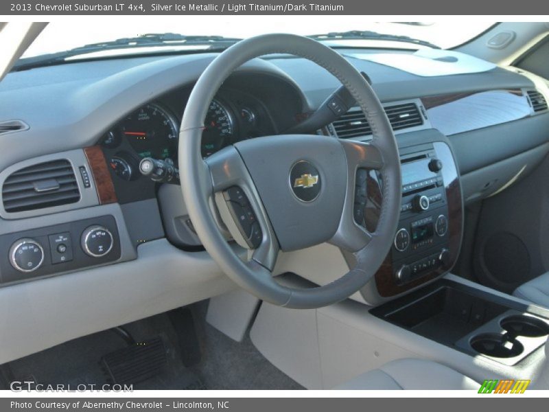 Silver Ice Metallic / Light Titanium/Dark Titanium 2013 Chevrolet Suburban LT 4x4