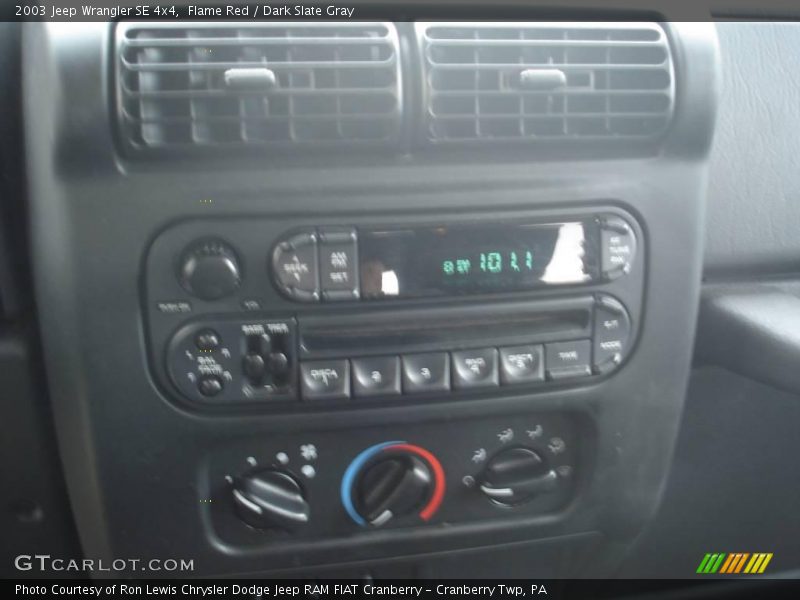 Flame Red / Dark Slate Gray 2003 Jeep Wrangler SE 4x4
