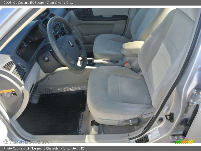 Clear Silver / Gray 2005 Kia Spectra EX Sedan