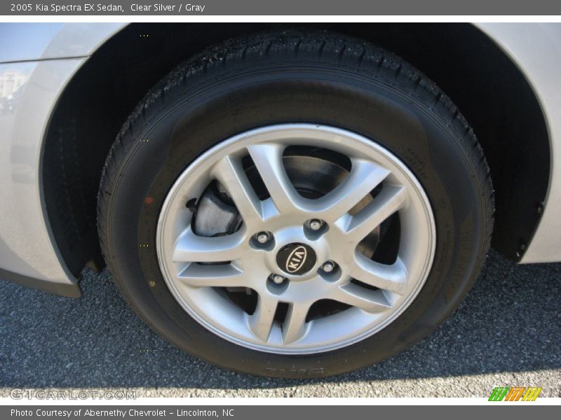 Clear Silver / Gray 2005 Kia Spectra EX Sedan