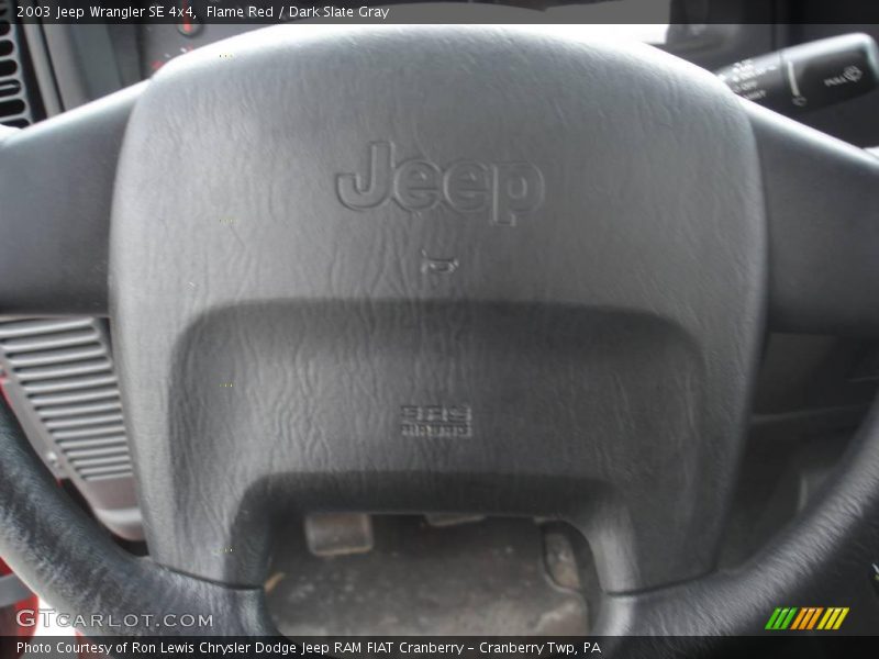 Flame Red / Dark Slate Gray 2003 Jeep Wrangler SE 4x4