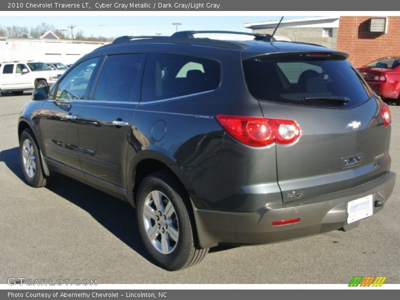 Cyber Gray Metallic / Dark Gray/Light Gray 2010 Chevrolet Traverse LT