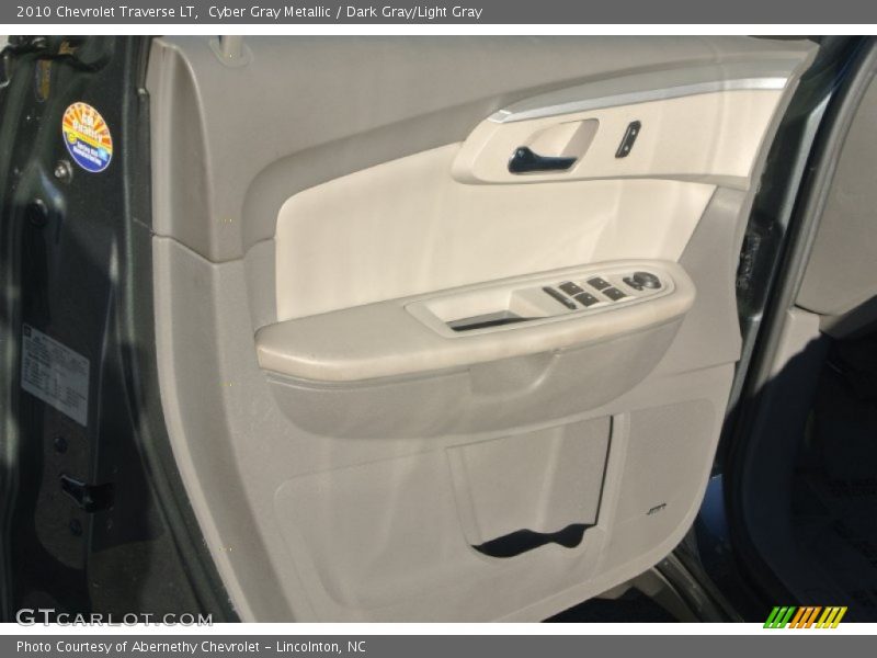 Cyber Gray Metallic / Dark Gray/Light Gray 2010 Chevrolet Traverse LT