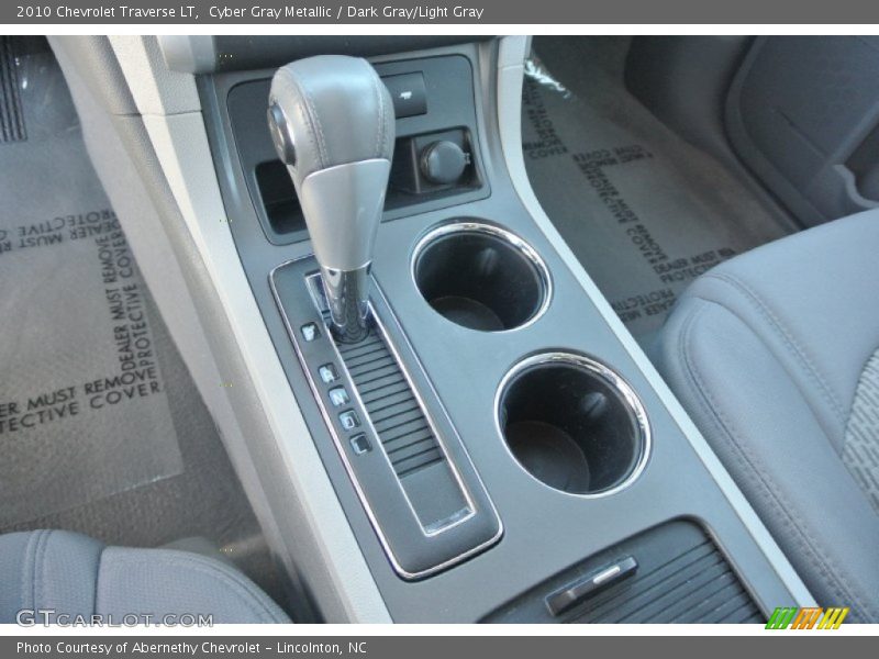 Cyber Gray Metallic / Dark Gray/Light Gray 2010 Chevrolet Traverse LT