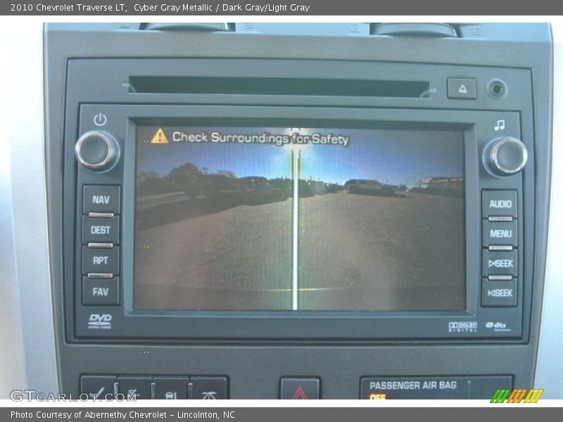 Cyber Gray Metallic / Dark Gray/Light Gray 2010 Chevrolet Traverse LT