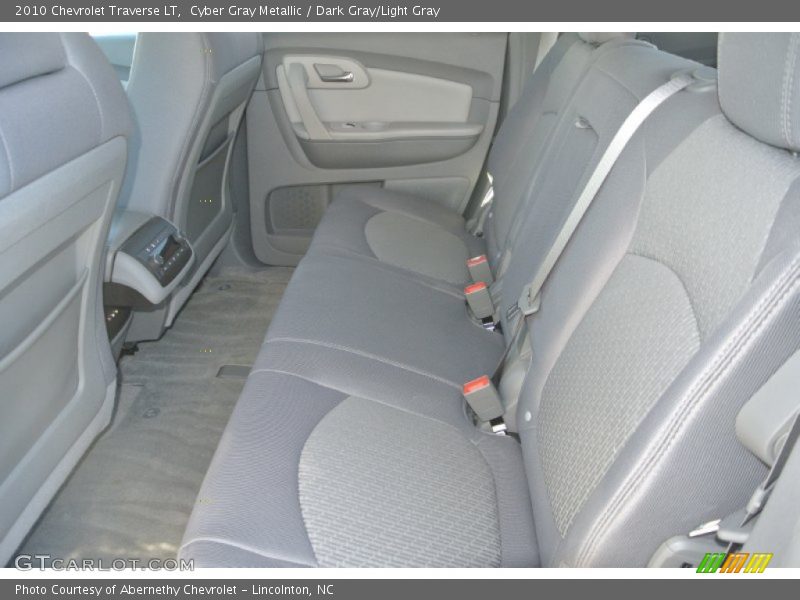 Cyber Gray Metallic / Dark Gray/Light Gray 2010 Chevrolet Traverse LT