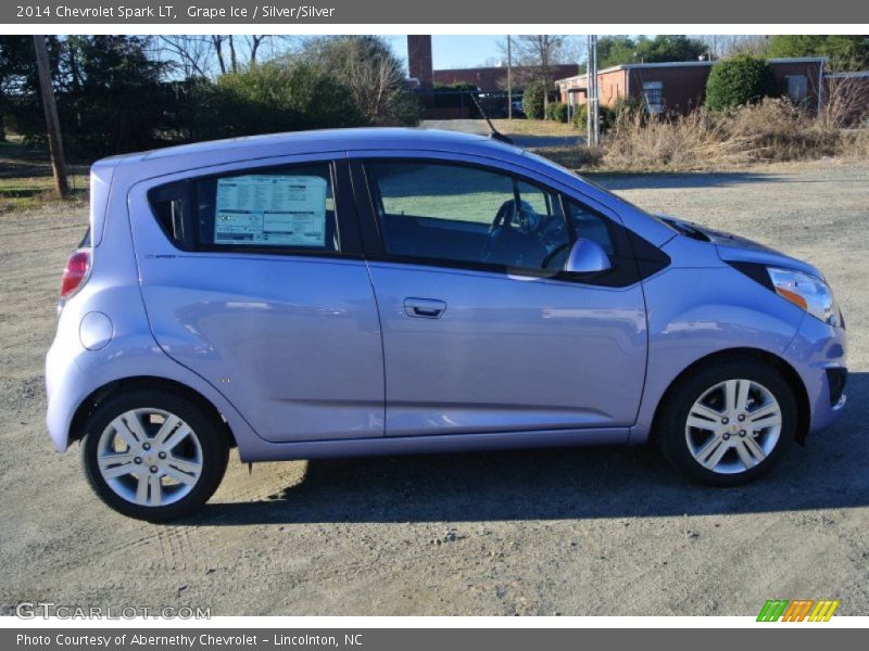 Grape Ice / Silver/Silver 2014 Chevrolet Spark LT