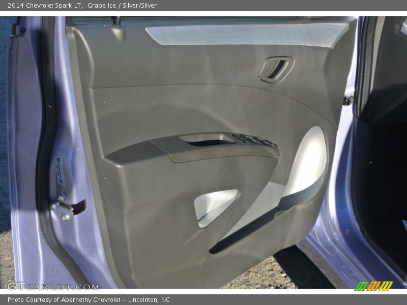 Grape Ice / Silver/Silver 2014 Chevrolet Spark LT