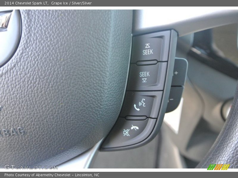 Grape Ice / Silver/Silver 2014 Chevrolet Spark LT