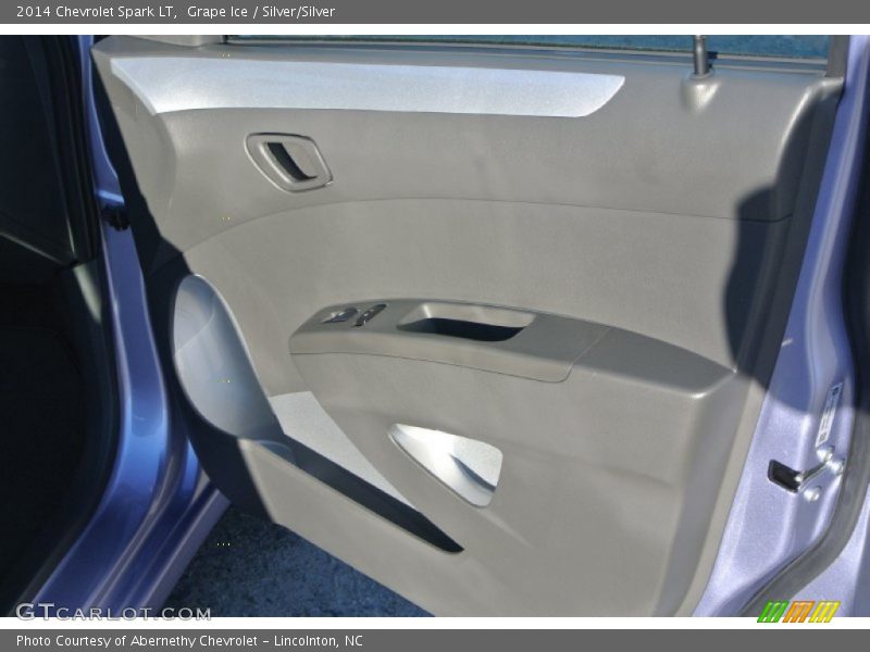 Grape Ice / Silver/Silver 2014 Chevrolet Spark LT