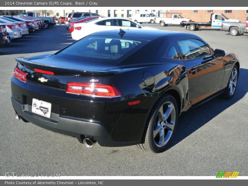 Black / Gray 2014 Chevrolet Camaro SS/RS Coupe
