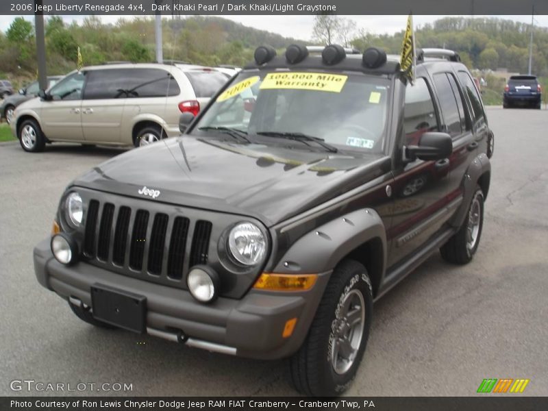 Dark Khaki Pearl / Dark Khaki/Light Graystone 2006 Jeep Liberty Renegade 4x4