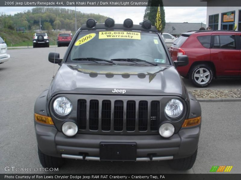 Dark Khaki Pearl / Dark Khaki/Light Graystone 2006 Jeep Liberty Renegade 4x4