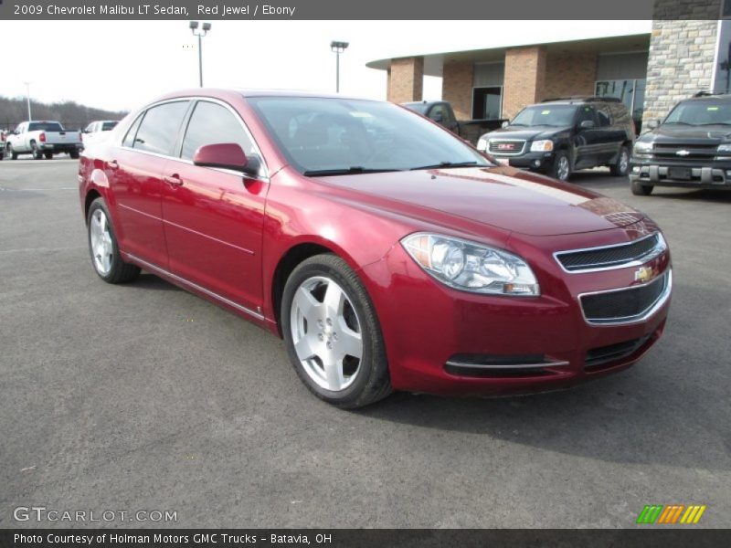 Red Jewel / Ebony 2009 Chevrolet Malibu LT Sedan