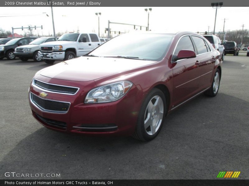 Red Jewel / Ebony 2009 Chevrolet Malibu LT Sedan