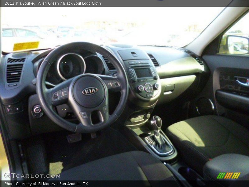 Alien Green / Black Soul Logo Cloth 2012 Kia Soul +