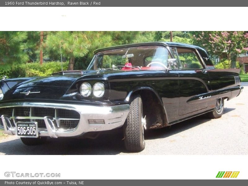 Front 3/4 View of 1960 Thunderbird Hardtop