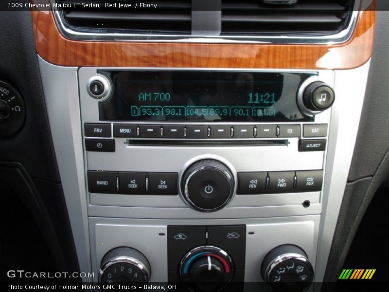 Red Jewel / Ebony 2009 Chevrolet Malibu LT Sedan