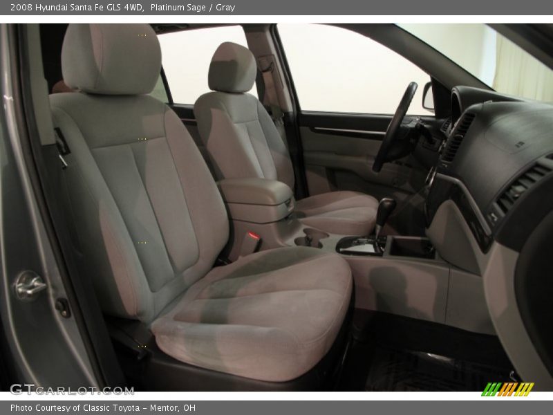 Platinum Sage / Gray 2008 Hyundai Santa Fe GLS 4WD