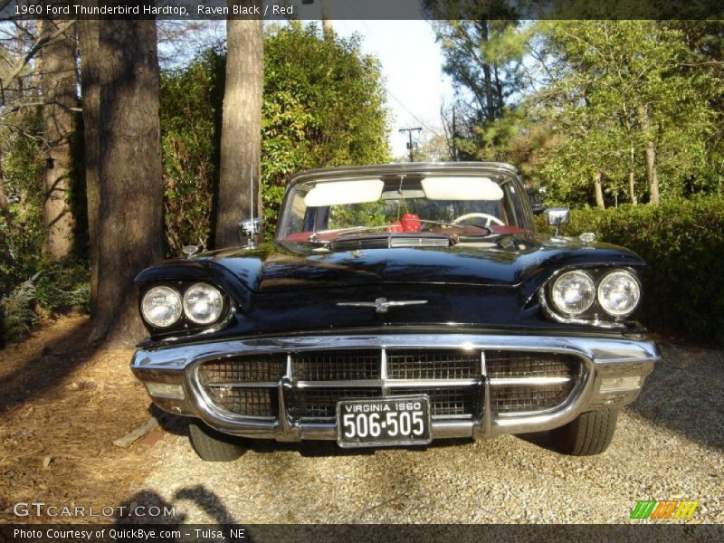 Raven Black / Red 1960 Ford Thunderbird Hardtop
