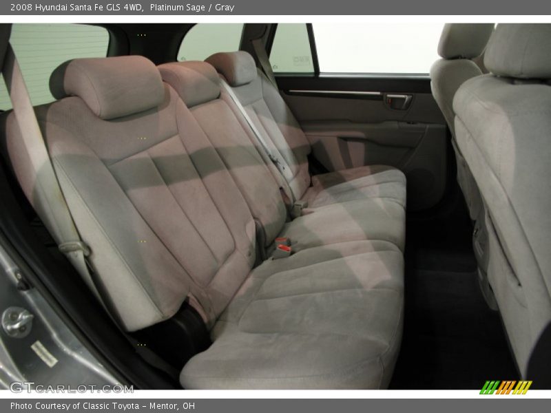 Platinum Sage / Gray 2008 Hyundai Santa Fe GLS 4WD