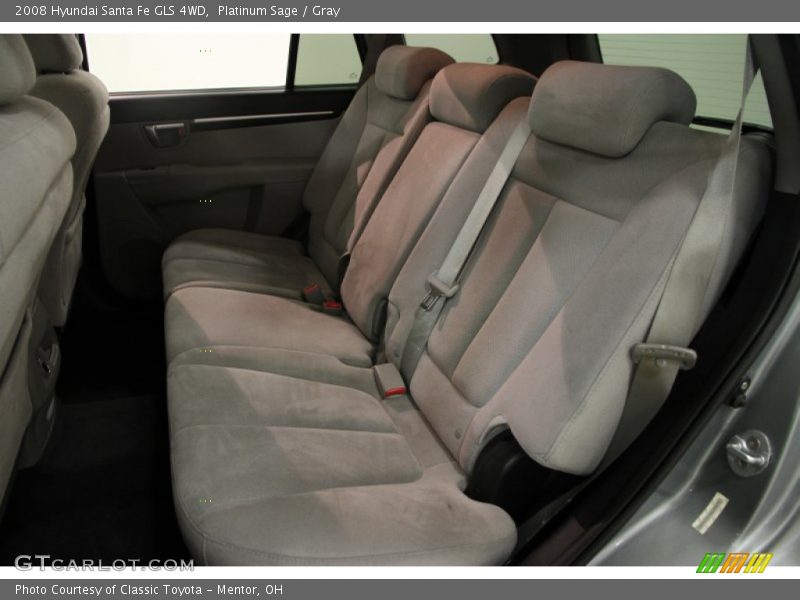 Platinum Sage / Gray 2008 Hyundai Santa Fe GLS 4WD