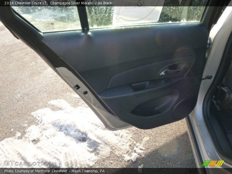 Champagne Silver Metallic / Jet Black 2014 Chevrolet Cruze LT