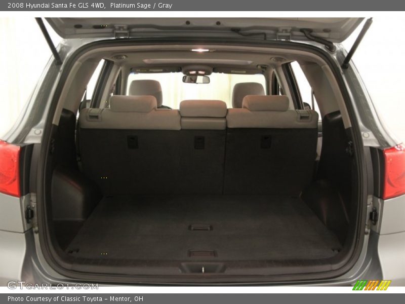 Platinum Sage / Gray 2008 Hyundai Santa Fe GLS 4WD