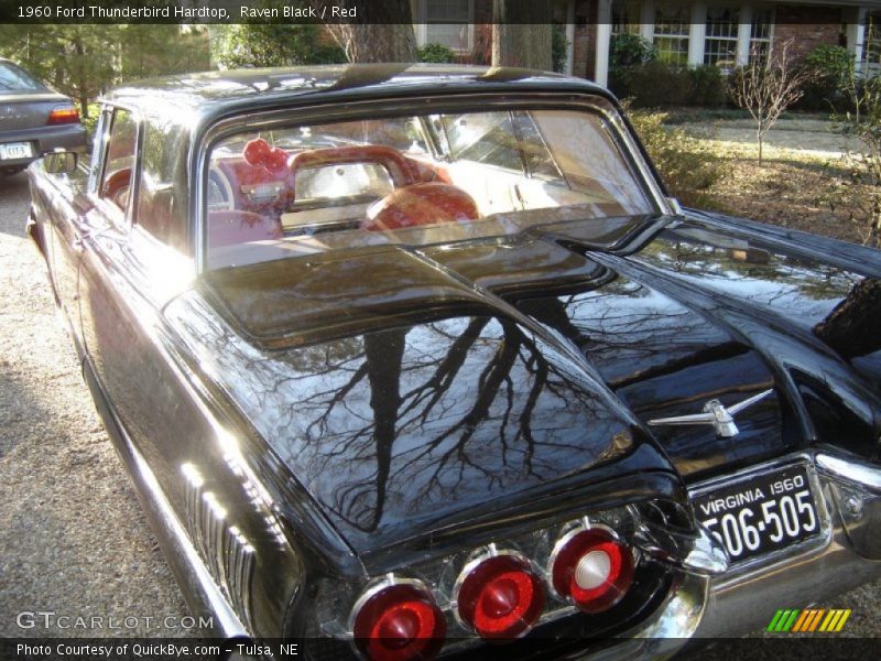 Raven Black / Red 1960 Ford Thunderbird Hardtop