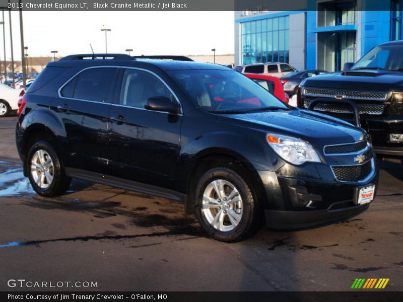 Black Granite Metallic / Jet Black 2013 Chevrolet Equinox LT