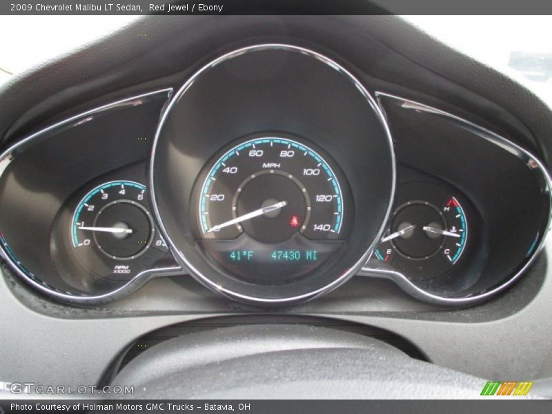 Red Jewel / Ebony 2009 Chevrolet Malibu LT Sedan