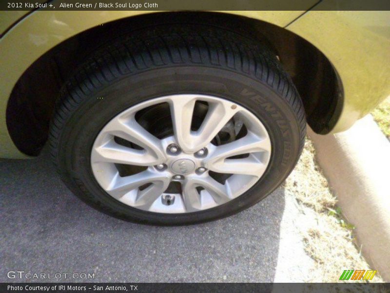 Alien Green / Black Soul Logo Cloth 2012 Kia Soul +
