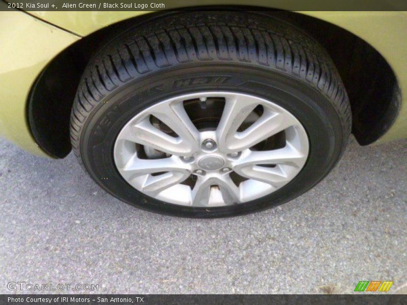 Alien Green / Black Soul Logo Cloth 2012 Kia Soul +