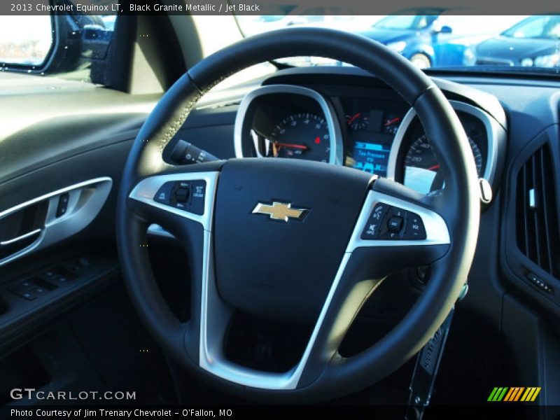 Black Granite Metallic / Jet Black 2013 Chevrolet Equinox LT