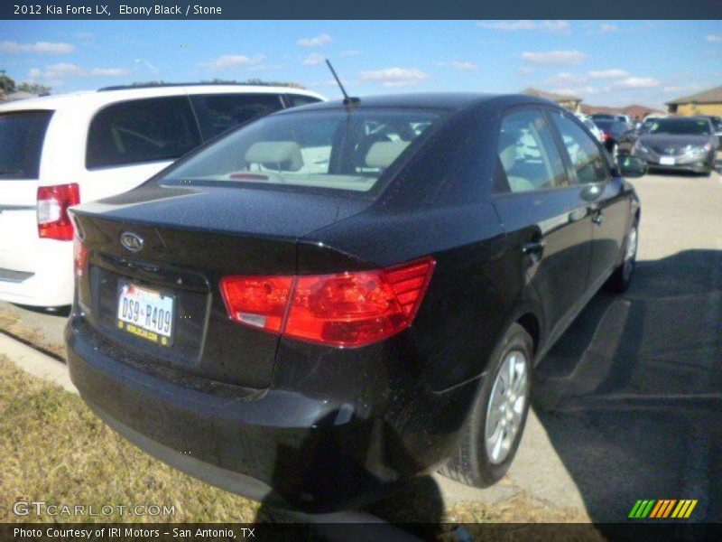 Ebony Black / Stone 2012 Kia Forte LX