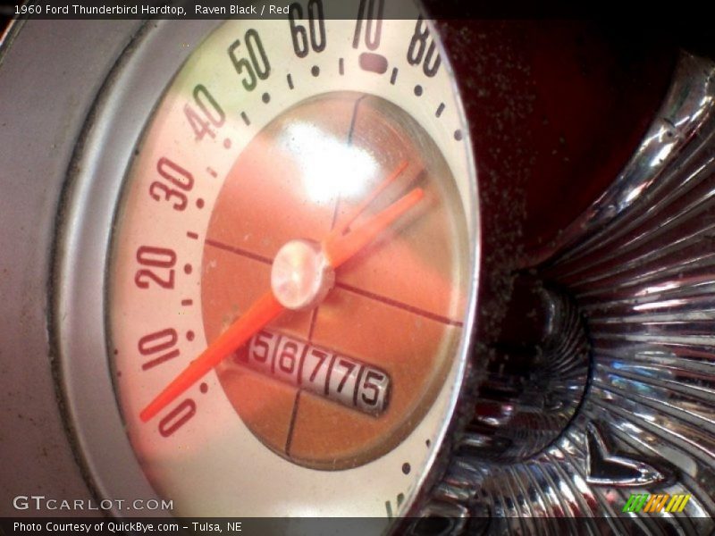 Raven Black / Red 1960 Ford Thunderbird Hardtop