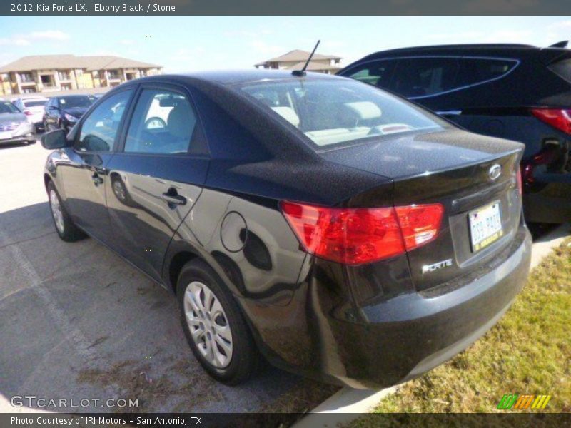 Ebony Black / Stone 2012 Kia Forte LX