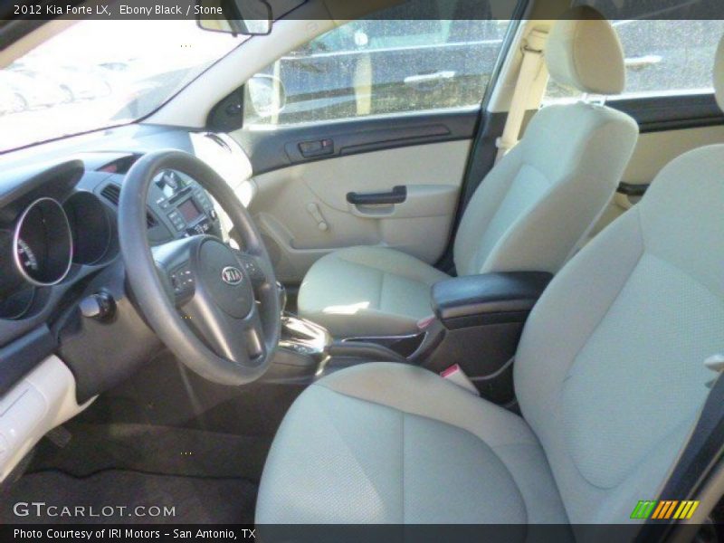 Ebony Black / Stone 2012 Kia Forte LX