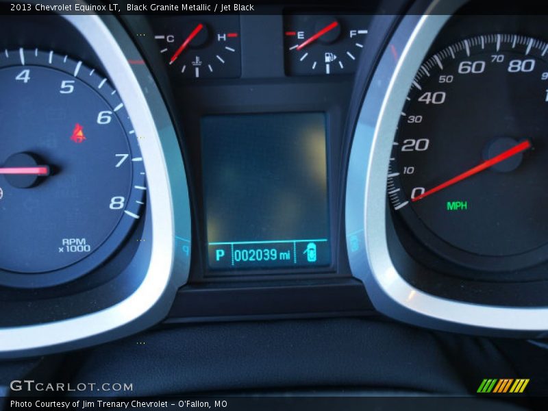 Black Granite Metallic / Jet Black 2013 Chevrolet Equinox LT