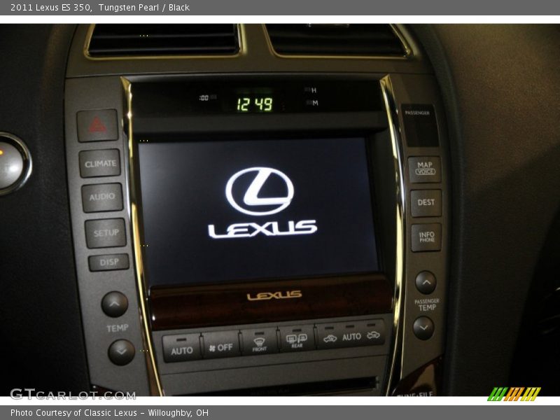Tungsten Pearl / Black 2011 Lexus ES 350