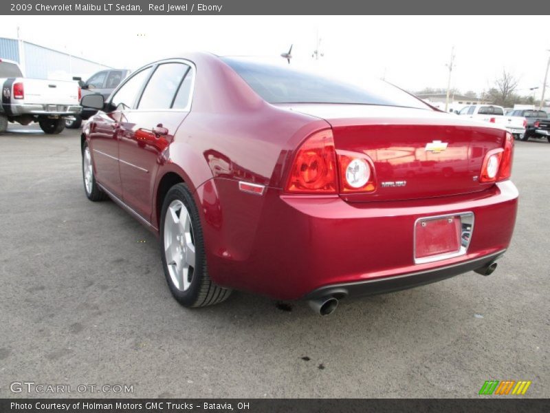 Red Jewel / Ebony 2009 Chevrolet Malibu LT Sedan