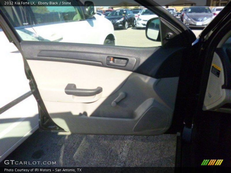 Ebony Black / Stone 2012 Kia Forte LX