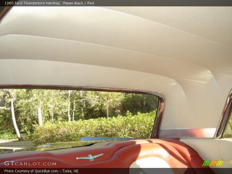 Raven Black / Red 1960 Ford Thunderbird Hardtop