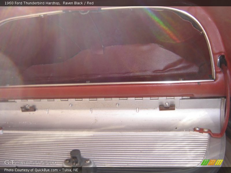 Raven Black / Red 1960 Ford Thunderbird Hardtop