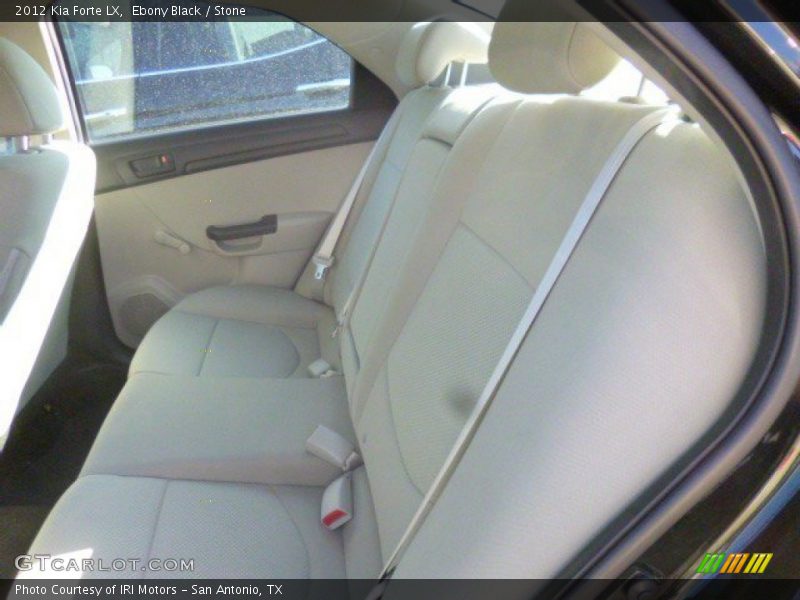 Ebony Black / Stone 2012 Kia Forte LX