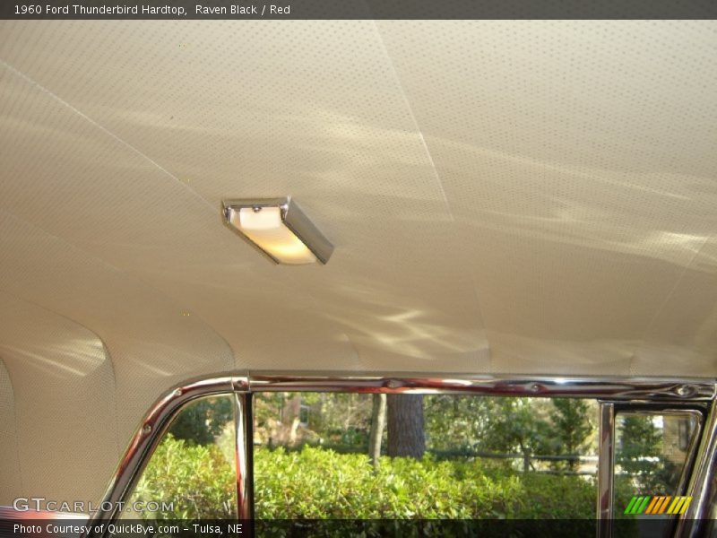 Raven Black / Red 1960 Ford Thunderbird Hardtop