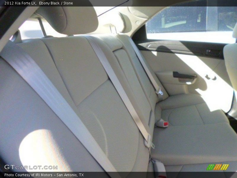 Ebony Black / Stone 2012 Kia Forte LX